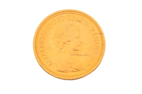Lot 282 - A Queen Elizabeth II full sovereign, 1979.
