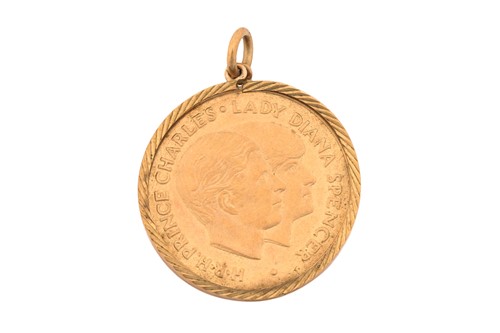 Lot 341 - A Charles & Diana Royal Wedding souvenir...