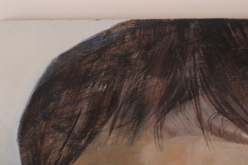 Lot 48 - James Hague (b.1970), 'Arthur', oil on board,...