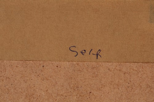 Lot 2 - James Hague (b.1970), 'Self Portrait', oil on...