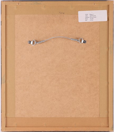 Lot 2 - James Hague (b.1970), 'Self Portrait', oil on...