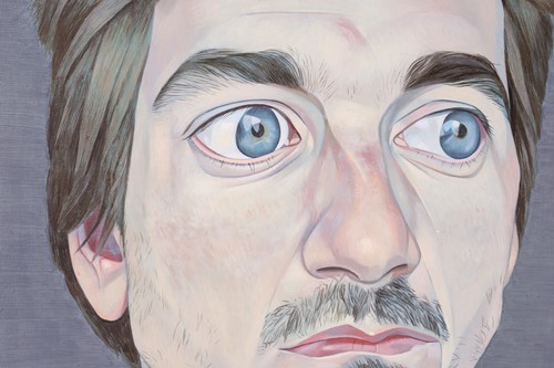 Lot 78 - James Hague (b.1970), Portrait of Dominic, oil...