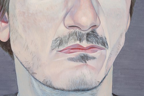Lot 78 - James Hague (b.1970), Portrait of Dominic, oil...