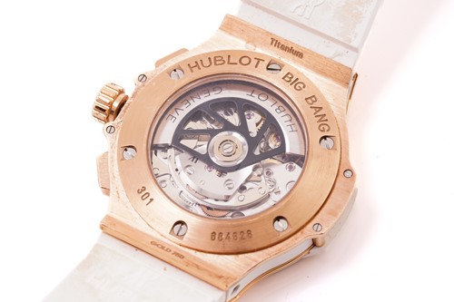 Lot 343 - A 44mm Hublot Big Bang Chronograph featuring a...