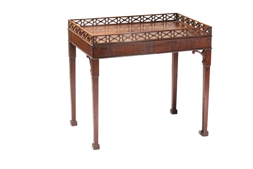 Lot 229 - A George III and later rectangular mahogany...
