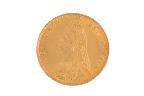Lot 339 - A Victorian half-sovereign, 1887, 3.9grams