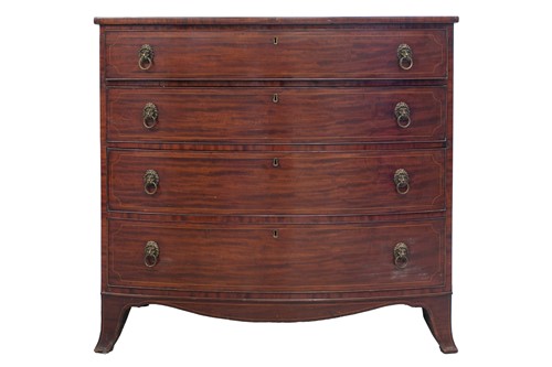 Lot 248 - An early 19th century mahogany and boxwood...