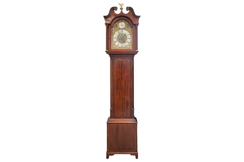 Lot 227 - A George III style mahogany eight day longcase...