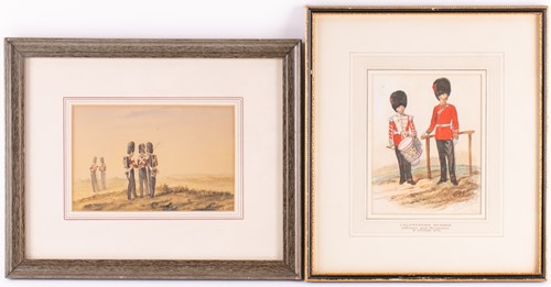 Lot 53 - Richard Simkin (1840-1926), Coldstream Guards,...