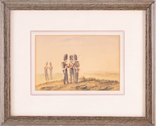 Lot 53 - Richard Simkin (1840-1926), Coldstream Guards,...