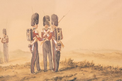 Lot 53 - Richard Simkin (1840-1926), Coldstream Guards,...