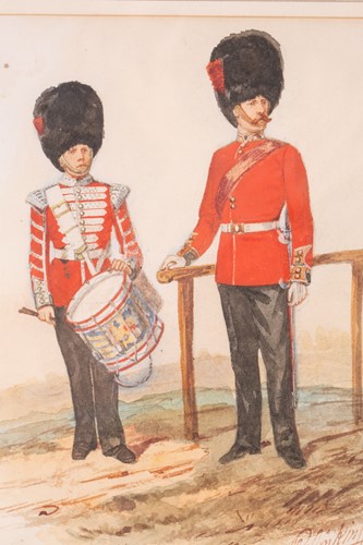 Lot 53 - Richard Simkin (1840-1926), Coldstream Guards,...
