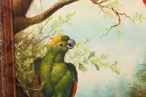 Lot 58 - 20th-century school, assorted birds in a...