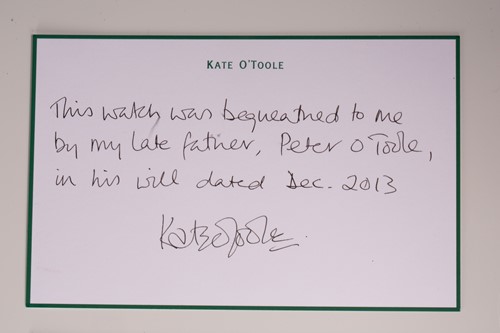 Lot 473 - Honorary Academy Award winner, Peter O’Toole’s...