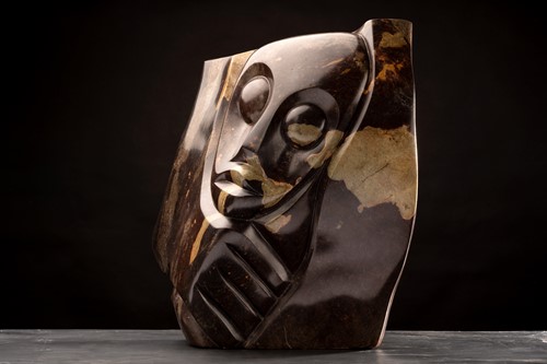 Lot 350 - Richard Mteki (B. 1947 Zimbabwe), Head Study...