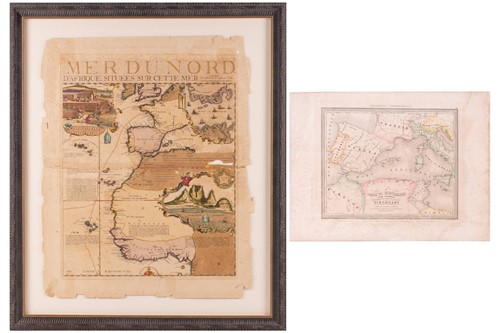 Lot 128 - After Nicolas de Fer, Map of Western Europe...