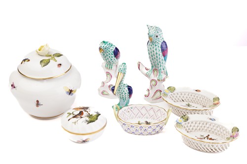 Lot 438 - A small collection of Herend porcelain,...