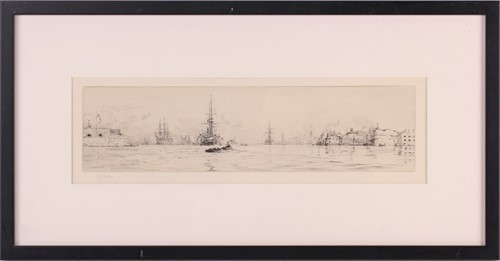 Lot 102 - William Lionel Wyllie (1851 – 1931) Warships...