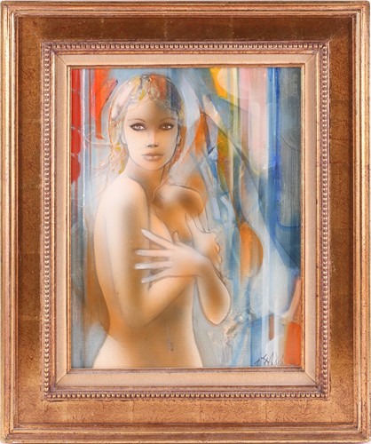 Lot 15 - Jean Baptiste Valadié (French b.1933), a nude...
