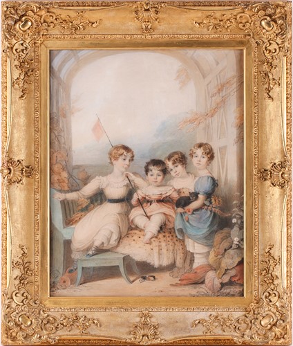 Lot 51 - James Green (1771-1834), Portrait of four...