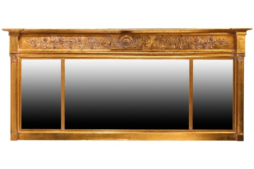 Lot 265 - A Regency style inverted breakfront,...