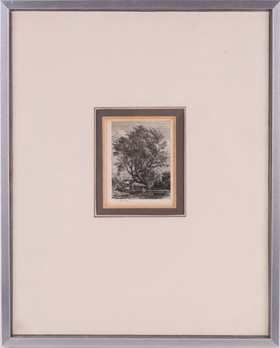 Lot 127 - Samuel Palmer (1805 - 1881), The Willow,...