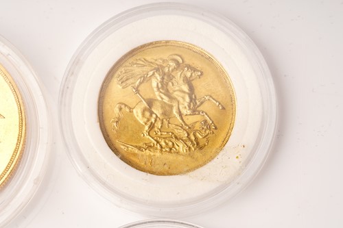 Lot 392 - Victoria four gold coin Jubilee set, 1887,...