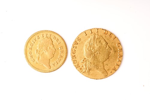 Lot 375 - George III, half Guinea 1797, fifth laureate...
