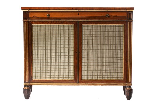 Lot 263 - An early 19th century crossbanded rosewood...