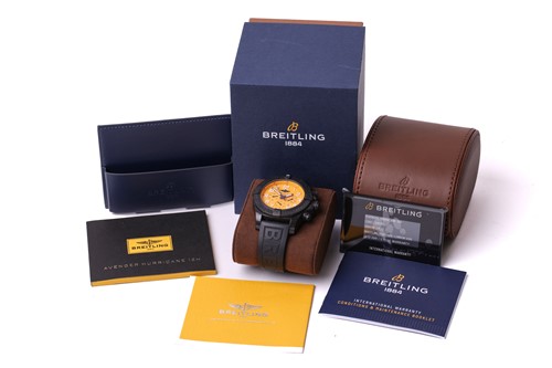 Lot 417 - A Breitling Avenger Hurricane 12H watch,...