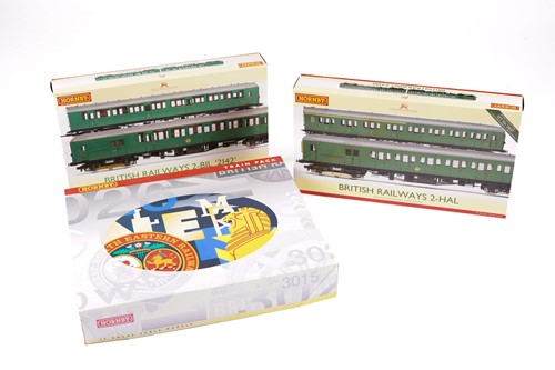 Lot 397 - Three boxed Hornby OO Gauge train packs,...