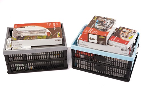 Lot 411 - A large collection of boxed Faller model...