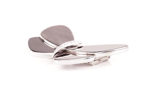 Lot 279 - Van Cleef & Arpels - 'Butterfly clip' brooch...