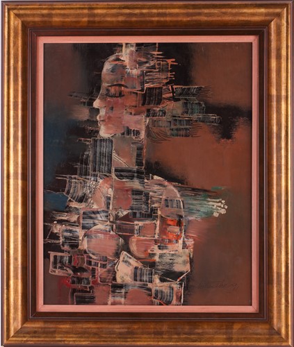 Lot 26 - Ho Thu Huu (b.1942) Vietnamese, 'Girl in Blue',...