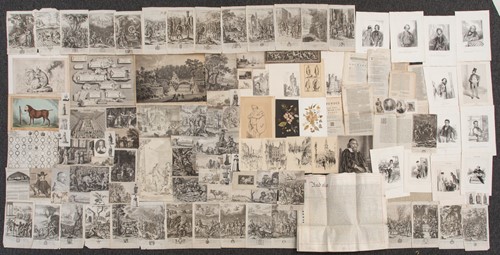 Lot 90 - A large collection of loose engravings, 17th...