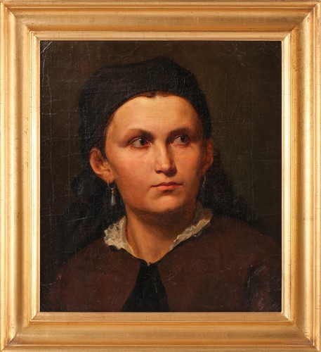 Lot 61 - Continental School, 19th Century, Portrait of...