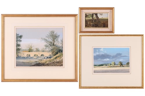 Lot 99 - Peter Newcombe (b.1943) 'Towards Greens Norton'...