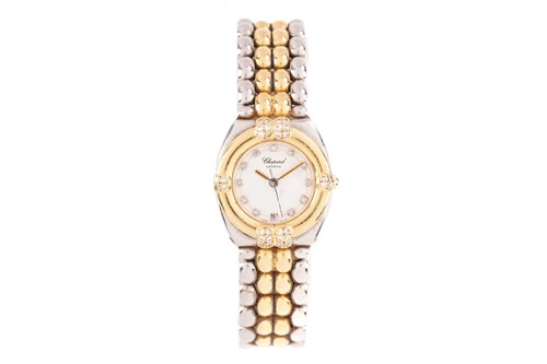 Lot 301 - A Chopard Gstaad bi-metal lady's watch,...