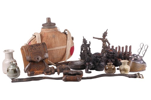 Lot 405 - A bound set of seven Afghan shot measures, in...