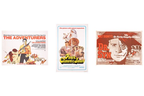 Lot 434 - Three original quad film posters, comprising...