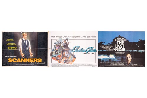 Lot 412 - Three original quad film posters, comprising...