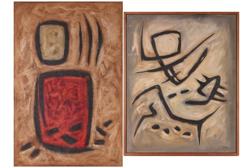 Lot 10 - Art Derry (20th century) Trinidadian, Tribal...