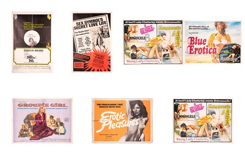 Lot 415 - Seven original quad film posters, comprising...