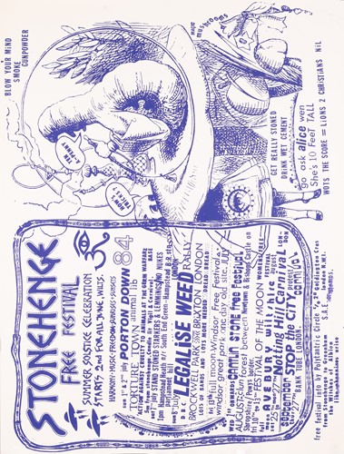 Lot 197 - The Stonehenge Free Festival: a collection of...