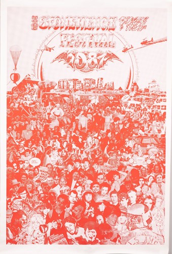 Lot 197 - The Stonehenge Free Festival: a collection of...