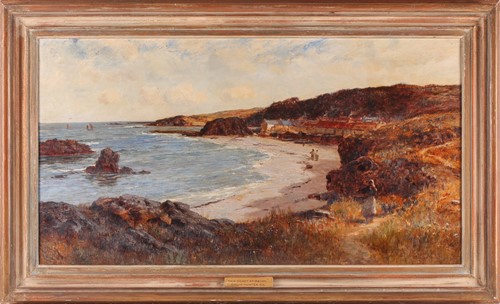 Lot 90 - Colin Hunter (1841-1904), The Coast of Devon,...