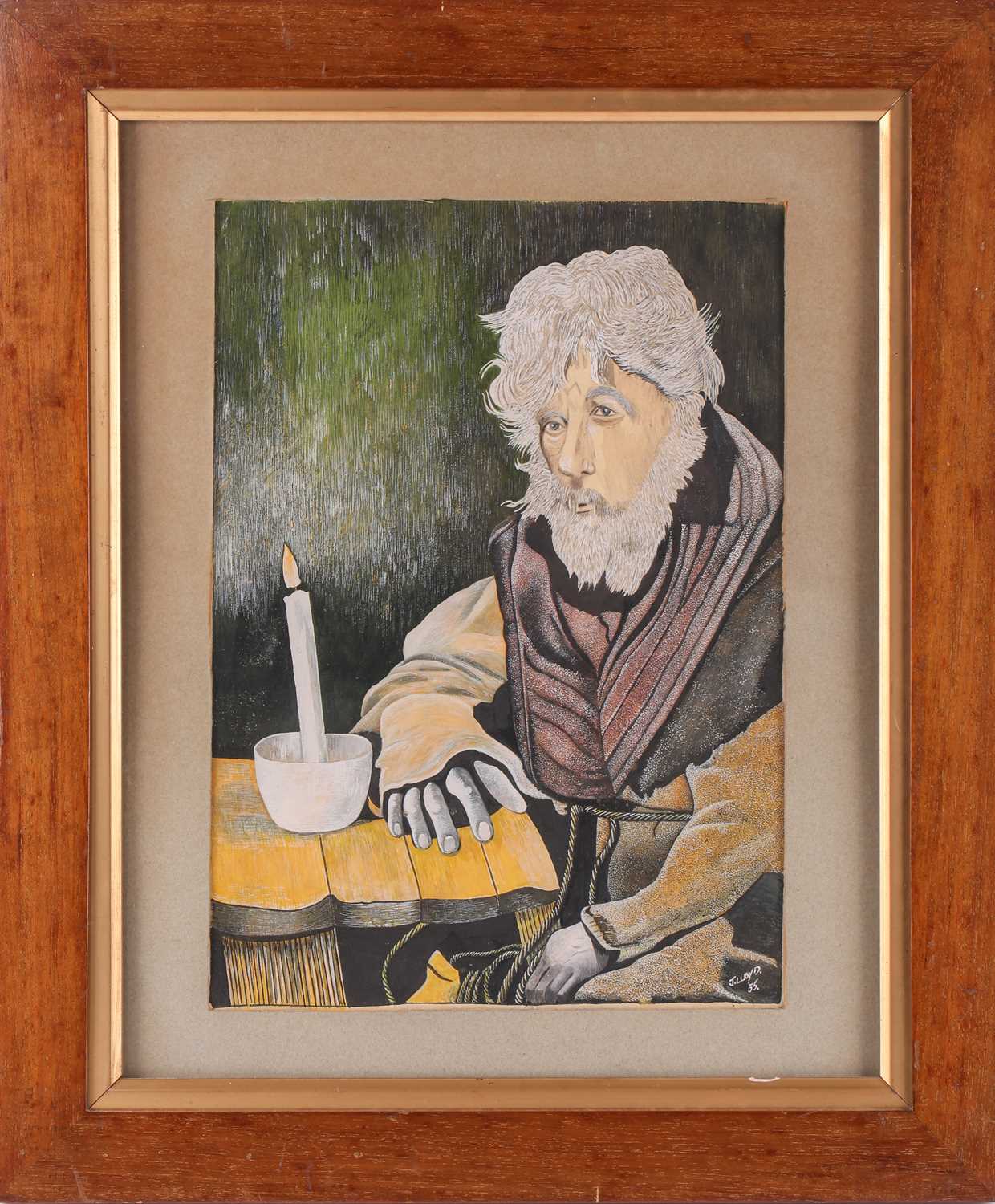Lot 106 - James Lloyd (1905-1974), 'Danny Kaye as a Monk'...