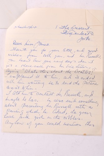 Lot 106 - James Lloyd (1905-1974), 'Danny Kaye as a Monk'...