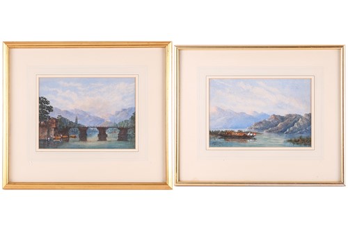 Lot 87 - 19th century English School, a pair of scenes...