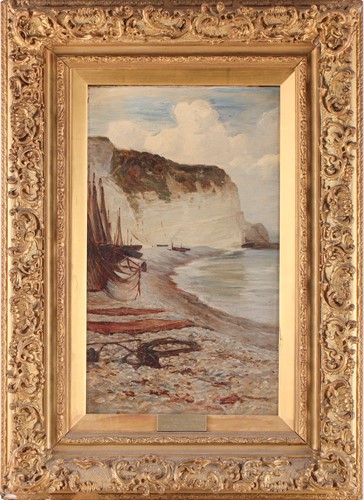 Lot 35 - Colin Hunter (1841 - 1904), 'The Cliffs at...
